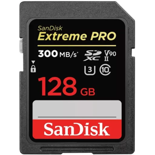 Imagen 0 de Memoria SDXC 128GB SanDisk Extreme Pro, UHS-II V90 U3 CL10 Lec300MB/s Esc260MB/s