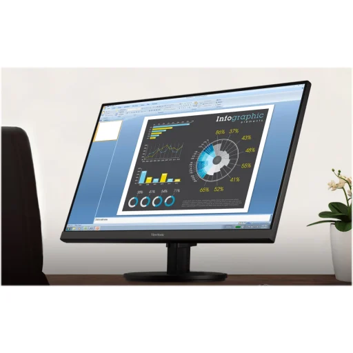 Imagen 8 de Monitor Viewsonic V2447 23.8" FHD 1920*1080P MVA 1*VGA 1*HDMI 100Hz 5ms 