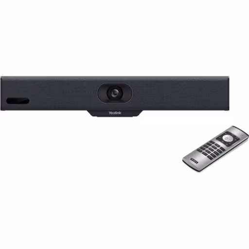 Imagen 0 de Barra de video conferencia para salas compactas, compatible con Teams , Zoom y BYOD. Incluye control remoto