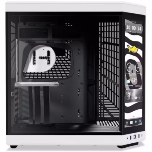 Imagen 1 de Gabinete Gamer Hyte Y70 Touch Infinite Vidrio templ. USB-C 2*USB3.2 Blanco/Negro