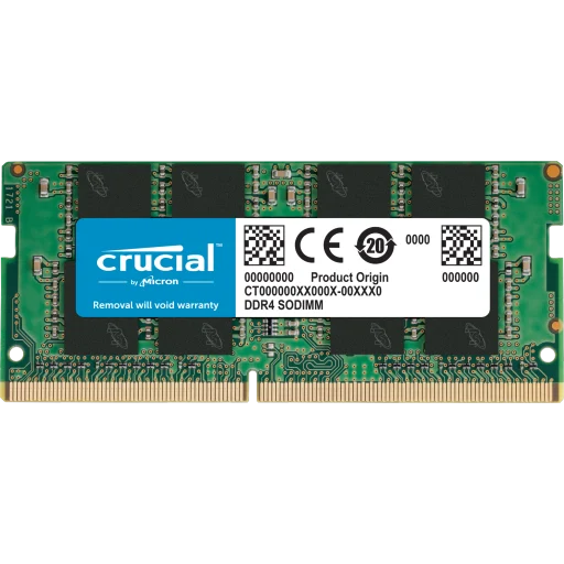 Imagen 0 de Memoria RAM 16GB DDR4 2666MHz SO-DIMM CL19 Non-ECC 1.2V 260p - Crucial