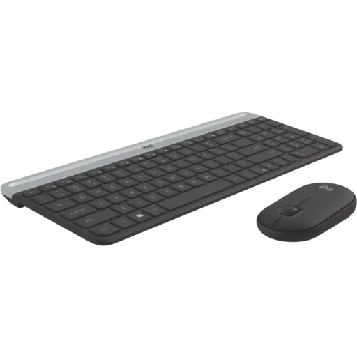 Imagen 4 de Kit Teclado Mouse Inalámbrico Logitech MK470 compacto silencioso 2.4Ghz Negro