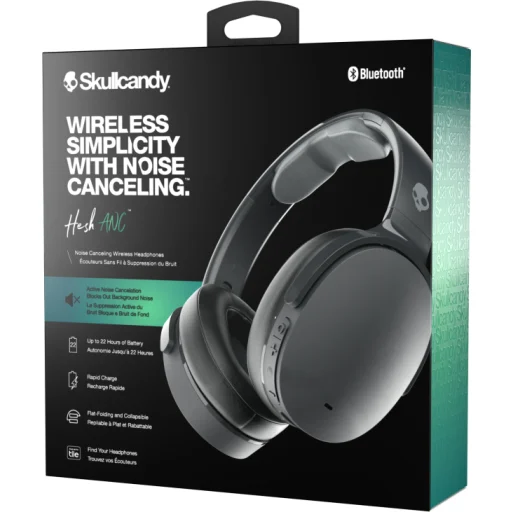 Imagen 2 de Audífonos Inalámbricos Skullcandy HESH ANC, OverEar BT5.0/Jack USB-C Negros
