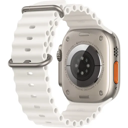 Imagen 2 de Smartwatch Apple Watch Ultra 2, 49mm OLED GPS Case titanio Correa Ocean White