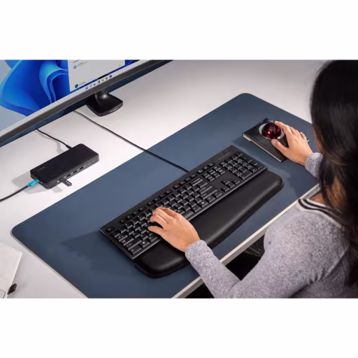 Imagen 6 de Teclado Alámbrico Kensington KB100 EQ, Español Tamaño completo Res.Derrame Negro