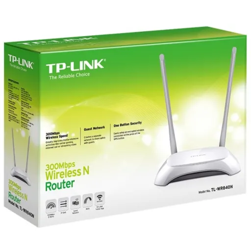 Imagen 1 de Router TP-Link N300 TL-WR840N Inalámbrico 300mbps 4 LAN, 1 WAN, 2 Antenas