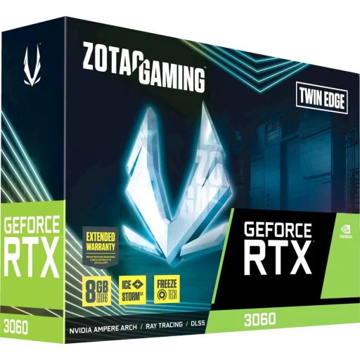 Imagen 6 de Tarjeta de Video Zotac RTX 3060 Twin Edge 8G 8GB GDDR6 PCIe4.0 16x 3*DP HDMI ATX