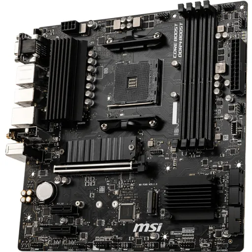 Imagen 2 de Tarjeta Madre MSI B550M PRO-VDH WIFI AMD AM4 4*DDR4 2*M.2 DP HDMI VGA USB3.2