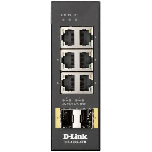 Imagen 1 de Switch Industrial D-Link DIS-100G-8SW 8-Port Gigabit Unmanaged