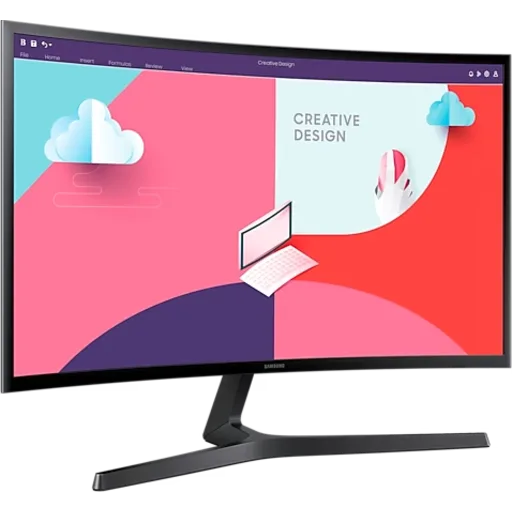 Imagen 1 de Monitor Curvo Samsung LS24C366 24" FHD 1920*1080 VA HDMI VGA 75Hz