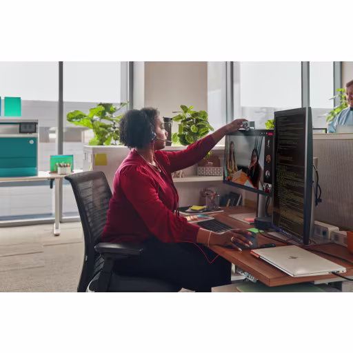 Audífonos Alámbricos Poly Blackwire 3320, Microsoft Teams Certf. USB-C/A adapt.