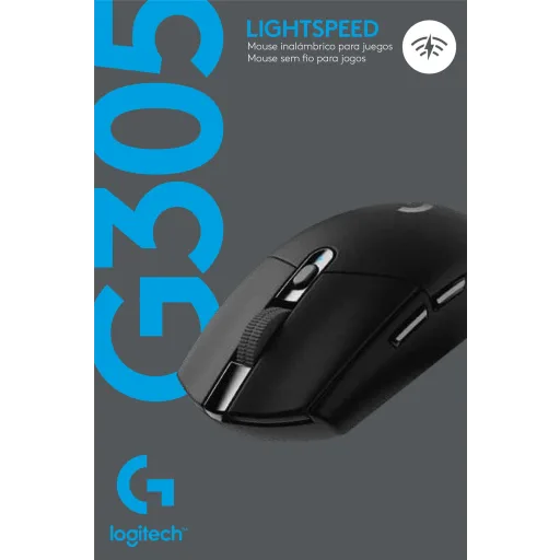 Imagen 23 de Mouse Gamer Inalámbrico Logitech G305 LigthSpeed 12000dpi 6 Botones Color Negro