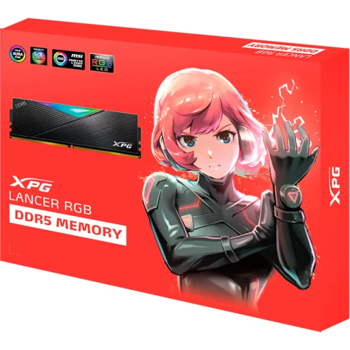 Imagen 6 de Memoria RAM 32GB DDR5 6400MHz DIMM CL32 Non-ECC 1.25v 288p - ADATA XPG Lancer