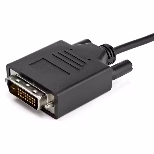 Imagen 2 de Cable USB-C Macho a DVI-D Macho 720p 1080p 1mt 3ft color negro - StarTech