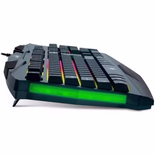 Teclado Gamer Alámbrico Genius Scorpion K220 RGB 7 Color USB Español Negro