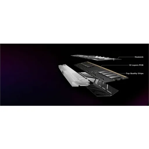 Imagen 7 de Memoria RAM 8GB DDR4 3200MHz DIMM CL16 Non-ECC 1.35v 288p ADATA XPG TungstenGrey