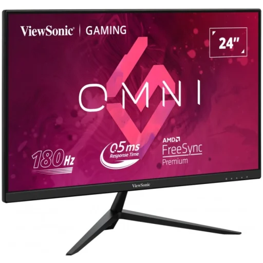 Monitor Gamer ViewSonic OMNI VX2428 23.8"" FHD LED IPS DP HDMI Jack3.5mm 180Hz 