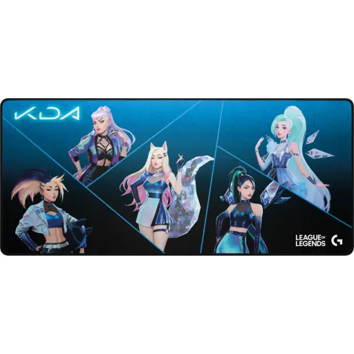 Mouse Pad Logitech G840, XL, Edición KDA League of Legends, 40x90 cm