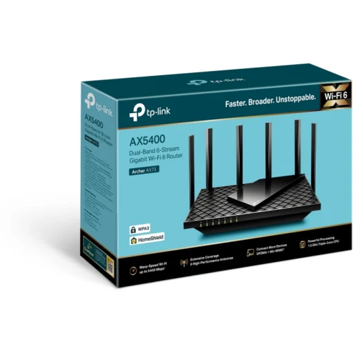 Imagen 3 de Router TP-Link Archer AX72AX5400 Dual-Band Wi-Fi 6 Router SPEED: 5
