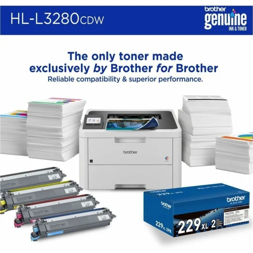 Imagen 6 de Impresora Brother HL-L3280CDW, Láser Color Wi-Fi USB Dúplex Color 27ppm