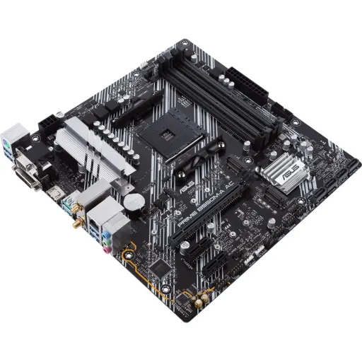Imagen 7 de Tarjeta Madre Asus PRIME B550M-A AC AMD AM4 4*DDR4 WiFi 2*M.2 DVI HDMI VGA mATX