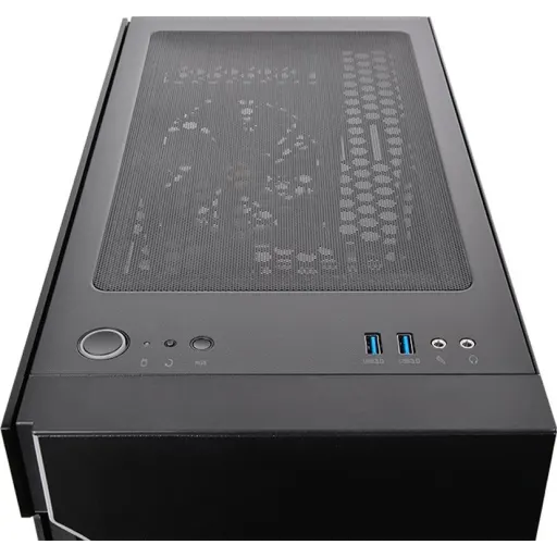 Imagen 4 de Gabinete Thermaltake H200 TG RGB Vidrio Templado 2*USB3.0 Audio ATX Negro