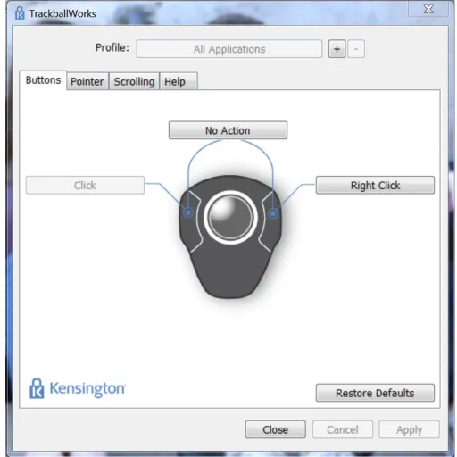 Imagen 15 de Mouse Trackball Alámbrico Kensington Orbit Polling rate 125Hz 2 Botons USB Negro