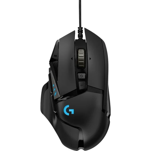 Imagen 2 de Mouse Alámbrico Gamer Logitech G502 Hero Óptico H/25600 dpi 11 Botones RGB Negro