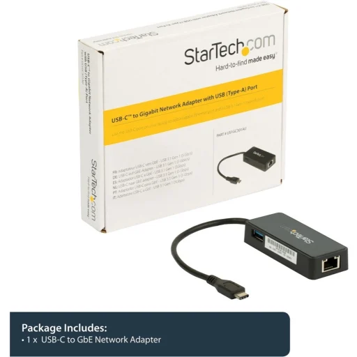 Imagen 6 de Adaptador de Red USB-C Gigabit LAN RJ-45 con Puerto USB Extra - StarTech