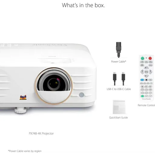 Imagen 28 de Proyector Viewsonic PX748-4K 4000LUMENES 4K HDR LAN 2*HDMI USB-C RS232 
