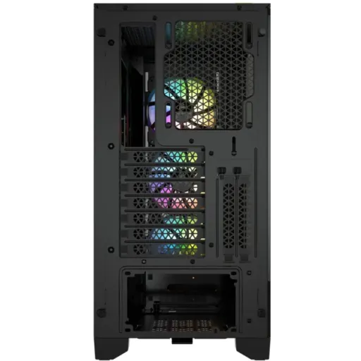 Imagen 2 de Gabinete Gamer Corsair 4000X RGB Vidrio templado USB-C 3.1 Media Torre ATX Negro
