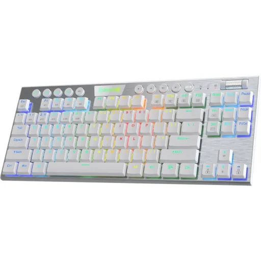 Imagen 0 de Redragon Horus TKL White (Red Switch) (K621W)