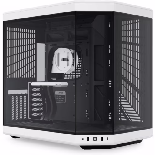 Imagen 0 de Gabinete Gamer Hyte Y70, 2*USB3.2 USB-C, Vidrio templado Sin Fuente, Negro/Blanc