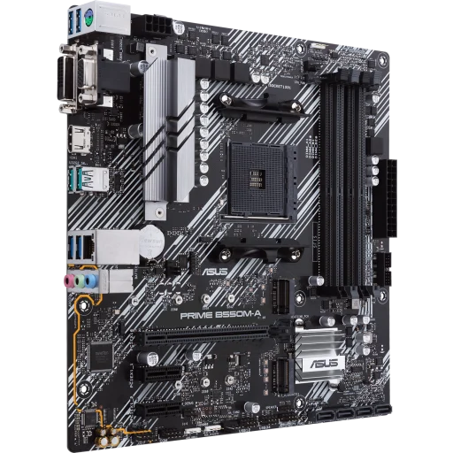 Imagen 6 de Tarjeta Madre Asus PRIME B550M-A/CSM AMD AM4 4*DDR4 LAN 2*M.2 DVI HDMI VGA mATX