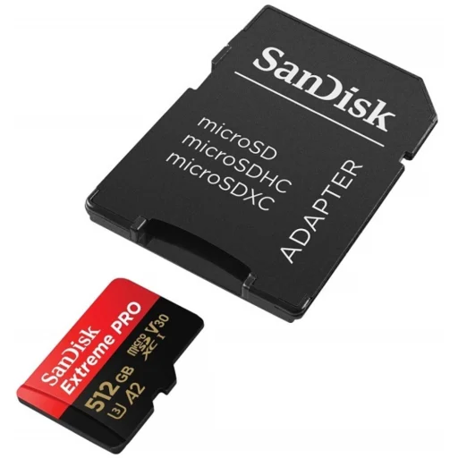 Imagen 0 de SanDisk Extreme Pro microSD UHS-I Card with adapter 512GB