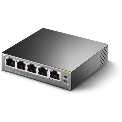 Imagen 3 de Switch TP-Link TL-SF1005P, 5 Puertos RJ45, 10/100 Mbps, Protección de sobrecarga