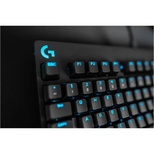 Imagen 4 de Teclado Gamer Alámbrico Logitech G Pro RGB Mecánico Switch GX Blue Color Negro