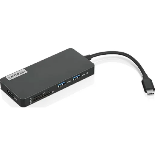 Docking Hub Lenovo USB-C 7-in-1, HDMI USB2.0 USB3.2G1 USB-C 2*Lect tarjeta