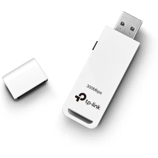 Imagen 1 de Adaptador de Red TP-Link USB WiFi N300 USB 2.0 Hasta 300 Mbps Botón WPS