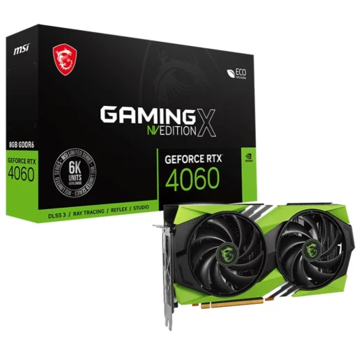 Imagen 0 de MSI GeForce RTX 4060 GAMING X NV EDITION 8G [GeForce-RTX-4060-GAMING-X-NV-EDITION-8G]