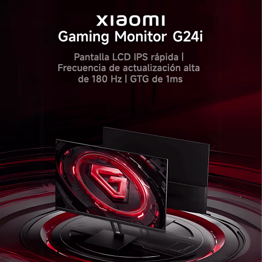 Imagen 1 de Monitor Gamer Xiaomi G24i 23.8" FHD 1920*1080 IPS DP HDMI Audio 180Hz