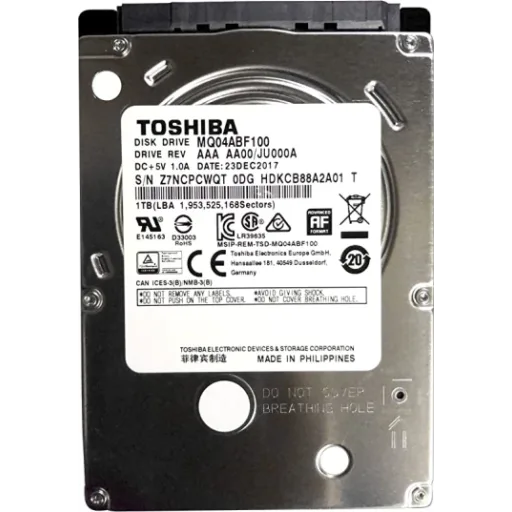 Imagen 0 de Disco Duro USADO 1 TB Interno Toshiba HDD