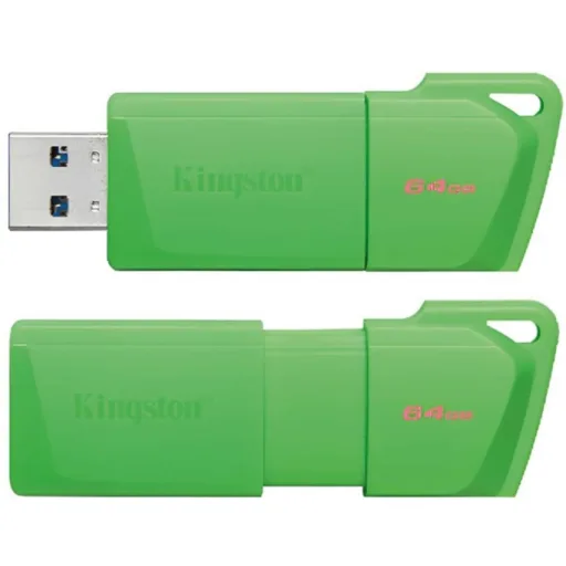 Imagen 1 de Pendrive 64GB Kingston USB flash drive 3.2 Gen 1 NEON Green
