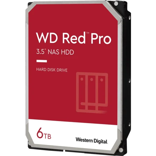 Imagen 1 de Disco Duro Western Digital Red Pro 6TB 3.5" 7200RPM SATA 6Gb/s 256MB p/NAS