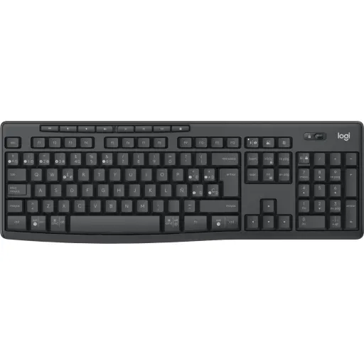 Imagen 3 de Kit Teclado Mouse Inalámbrico Logitech MK370 Bluetooth Receptor USB Color Grafit
