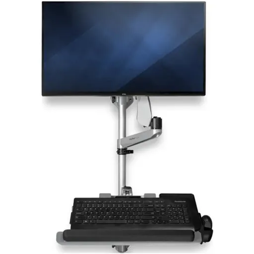 Imagen 3 de Soporte de Pared para Monitor/Teclado hasta 34" c/Bandeja Articulado de Pie - ST