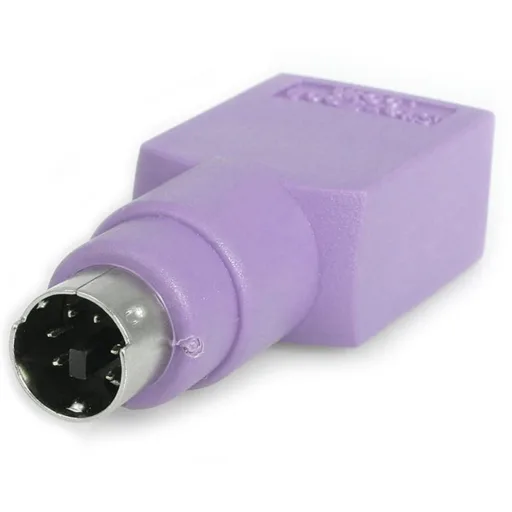 Imagen 2 de Adaptador Teclado USB a conector PS/2 PS2 MiniDIN - Hembra USB - Macho Mini-DIN