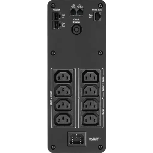 Imagen 2 de UPS APC Back-UPS Pro BR1600SI APC 1600VA, 8 Salidas AVR Interfaz LCD Salida 960W