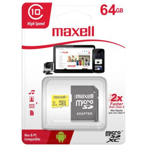 Imagen 0 de Maxell microSDXC 64 GB Class 10 (346307)