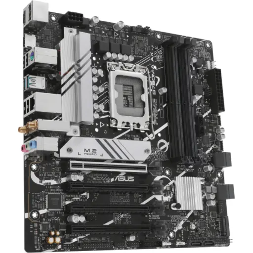 Imagen 2 de Tarjeta Madre Asus PRIME B760M-A AX LGA1700 14°G 4*DDR5 2*M.2 WiFi DP 2*HDMI PS2